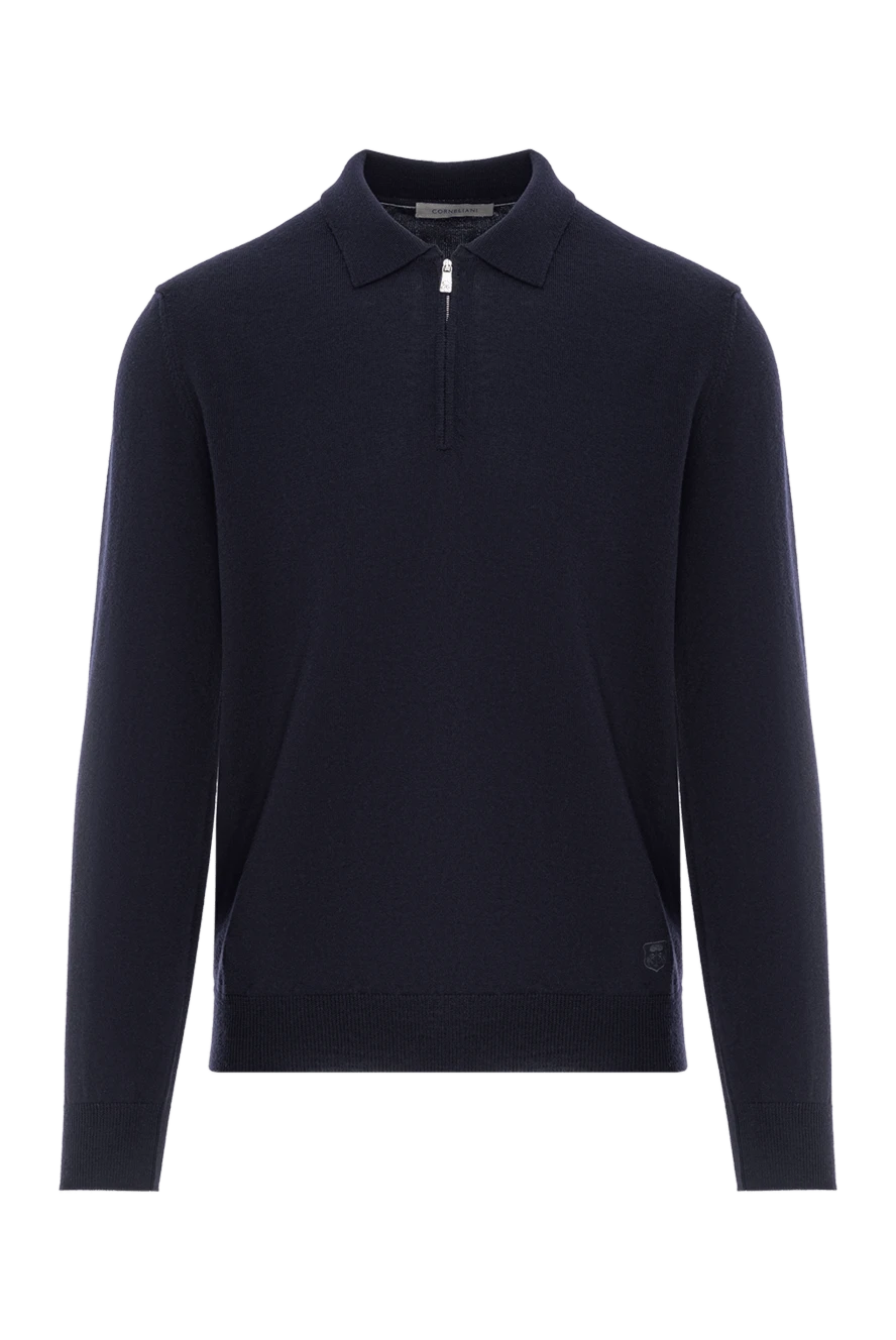 Corneliani Ұзын жеңді және найзағайлы көк түсті поло

 - Құрамы: 100% жүн. Түсі: көк. Бекіткіш: найзағай. . Шығарылған елі: Италия. Күтім: арнайы тазалау - фото 1