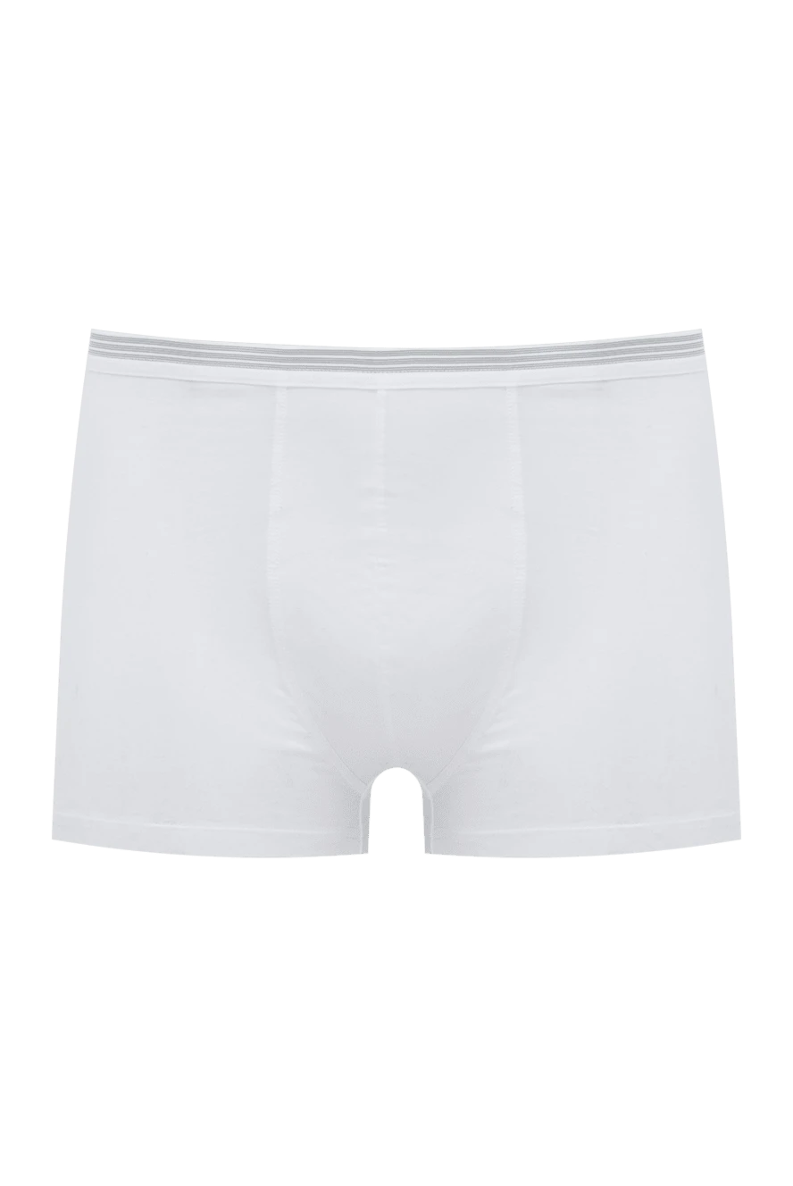 Zimmerli Трусы боксеры из хлопка и эластана белые мужские. - 92% хлопок, 8% эластана. эластичный пояс. Страна производитель: Италия. Уход: специализированная чистка - фото 1