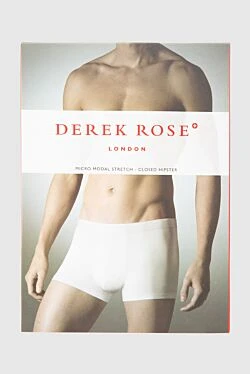 White men's boxer briefs made of micromodal and elastane