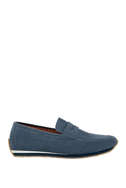 Blue suede drivers for men