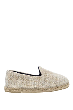 Espadrilles cotton beige for men