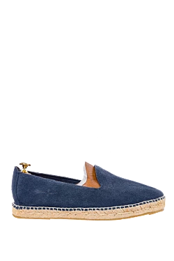 Espadrilles pony skin blue for men