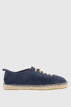 Espadrilles suede blue for men