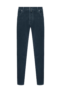 Blue cotton jeans for men