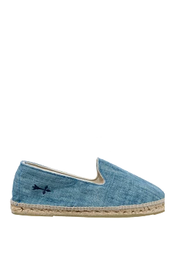 Espadrilles from canvas green for men