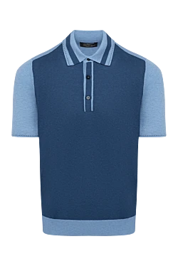 Cotton polo blue for men