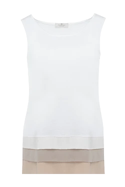 White cotton top for women