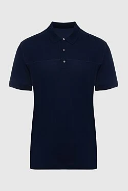 Cotton polo blue for men