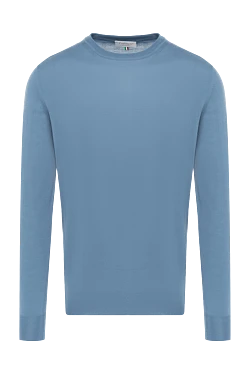 Cashmere jumper blue for men