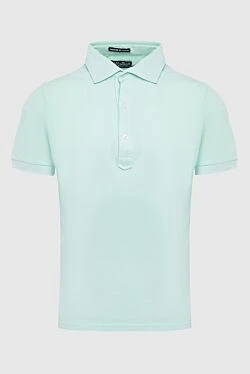 Cotton polo green for men