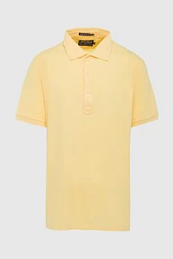 Cotton polo yellow for men