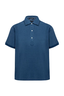 Cotton polo blue for men