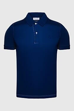 Cotton polo blue for men