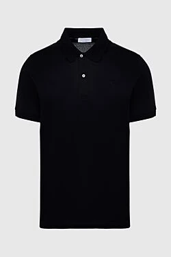 Cotton polo black for men