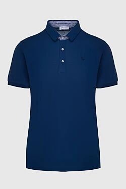 Cotton polo blue for men