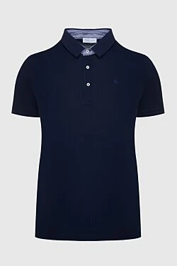 Cotton polo blue for men