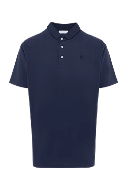 Cotton polo blue for men