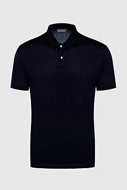 Cotton polo blue for men