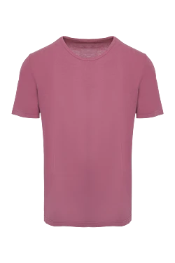 Cotton T-shirt pink for men