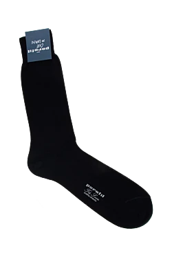 Men's blue cotton socks