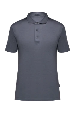 Cotton polo gray for men