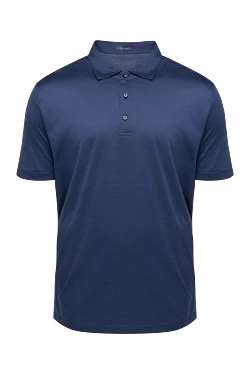 Cotton polo blue for men