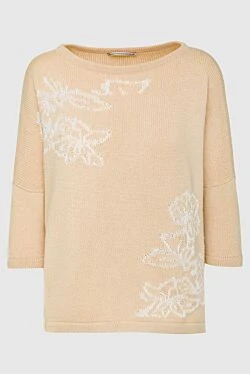 Beige jumper for women