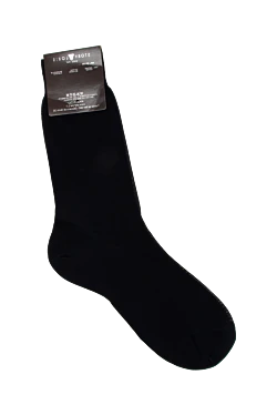 Men's blue cotton socks