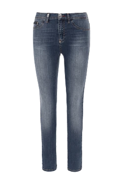 Blue cotton jeans for women