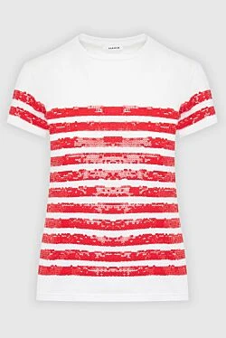 White cotton T-shirt for women