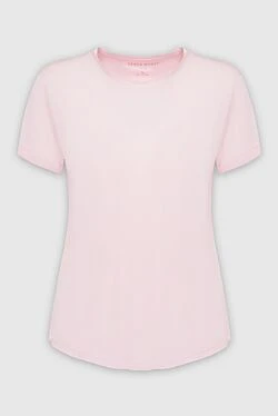 Pink micromodal T-shirt for women