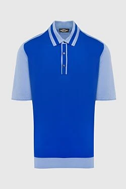 Cotton polo blue for men