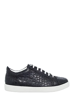 Black Alligator Sneakers for men