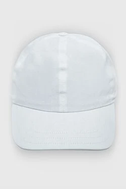 White linen cap for men