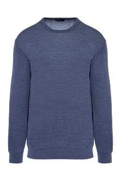 Wool jumper blue for men