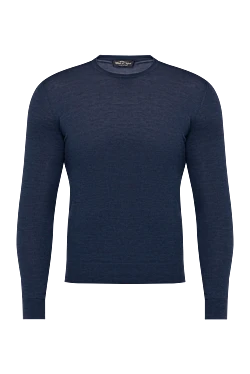 Wool jumper blue for men