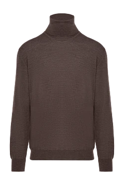 Brown wool men's golf