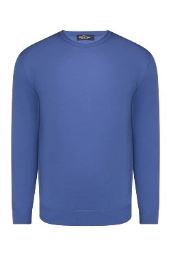 Wool jumper blue for men