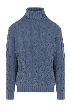 Golf men's wool and cashmere blue