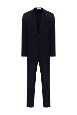 Men's suit made of wool, blue