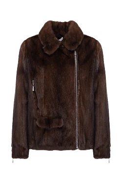 Women's brown mink coat