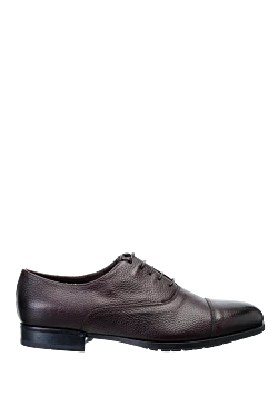 Shoes for men made of leather burgundy