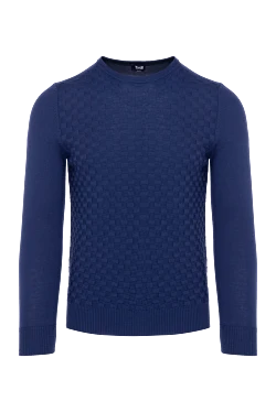 Wool jumper blue for men