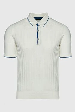 Cotton polo white for men