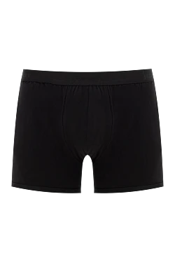 Men's black cotton boxer briefs