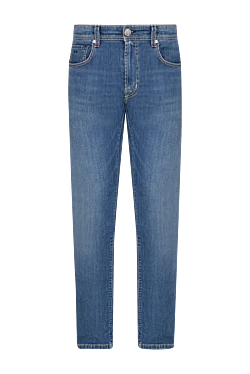 Blue cotton jeans for men