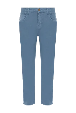 Blue cotton jeans for women