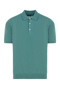 Cotton polo green for men