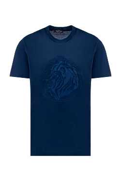 Cotton T-shirt blue for men