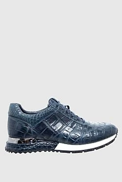 Blue Alligator Sneakers for men